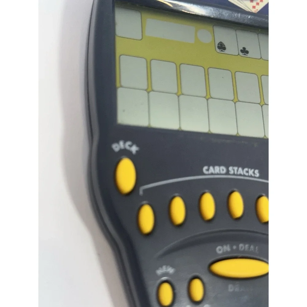 Radica Solitaire Handheld Game 1999 Klondike Scoring Big Screen